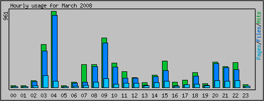 Hourly usage