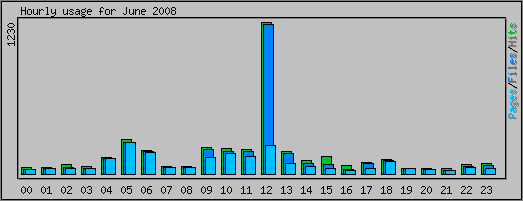 Hourly usage