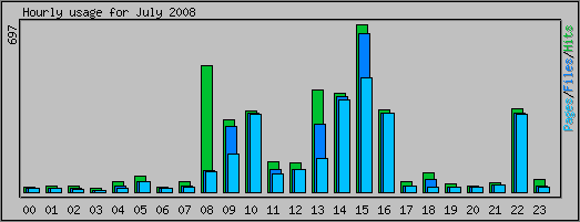 Hourly usage