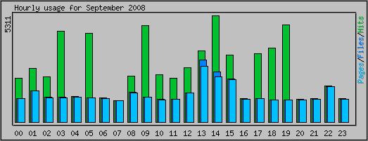 Hourly usage