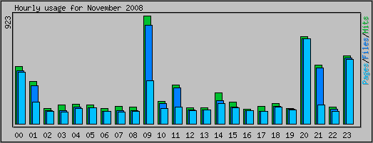 Hourly usage