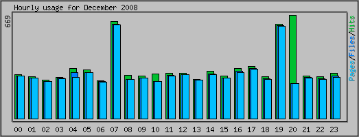 Hourly usage