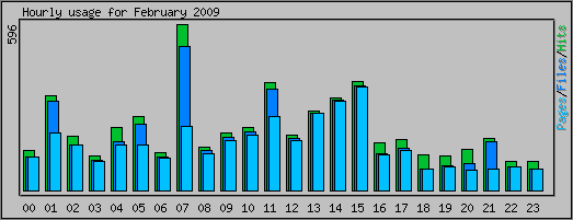 Hourly usage