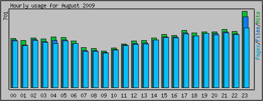 Hourly usage