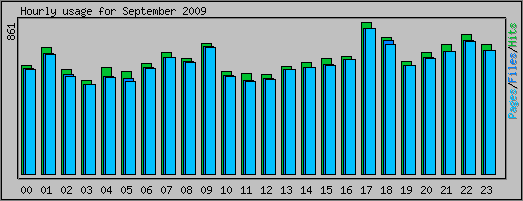 Hourly usage