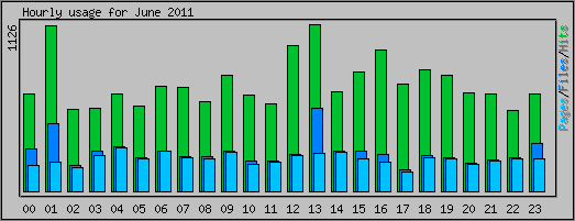 Hourly usage