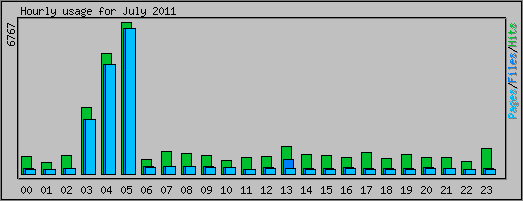 Hourly usage