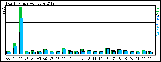 Hourly usage