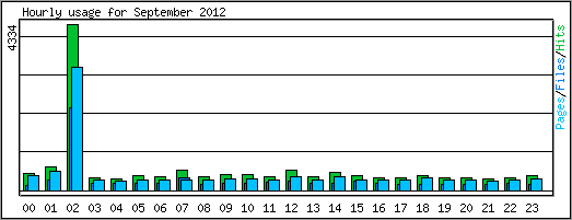 Hourly usage