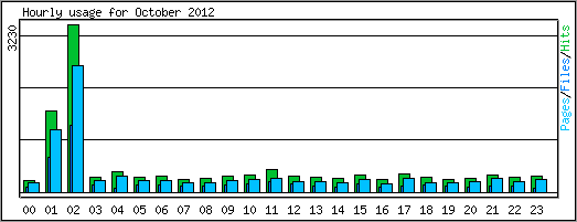 Hourly usage