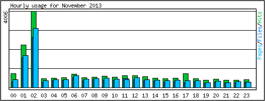 Hourly usage