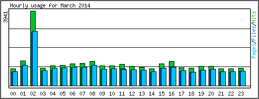 Hourly usage