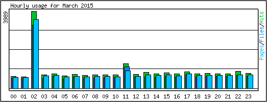 Hourly usage