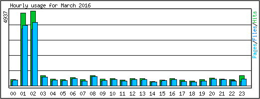 Hourly usage